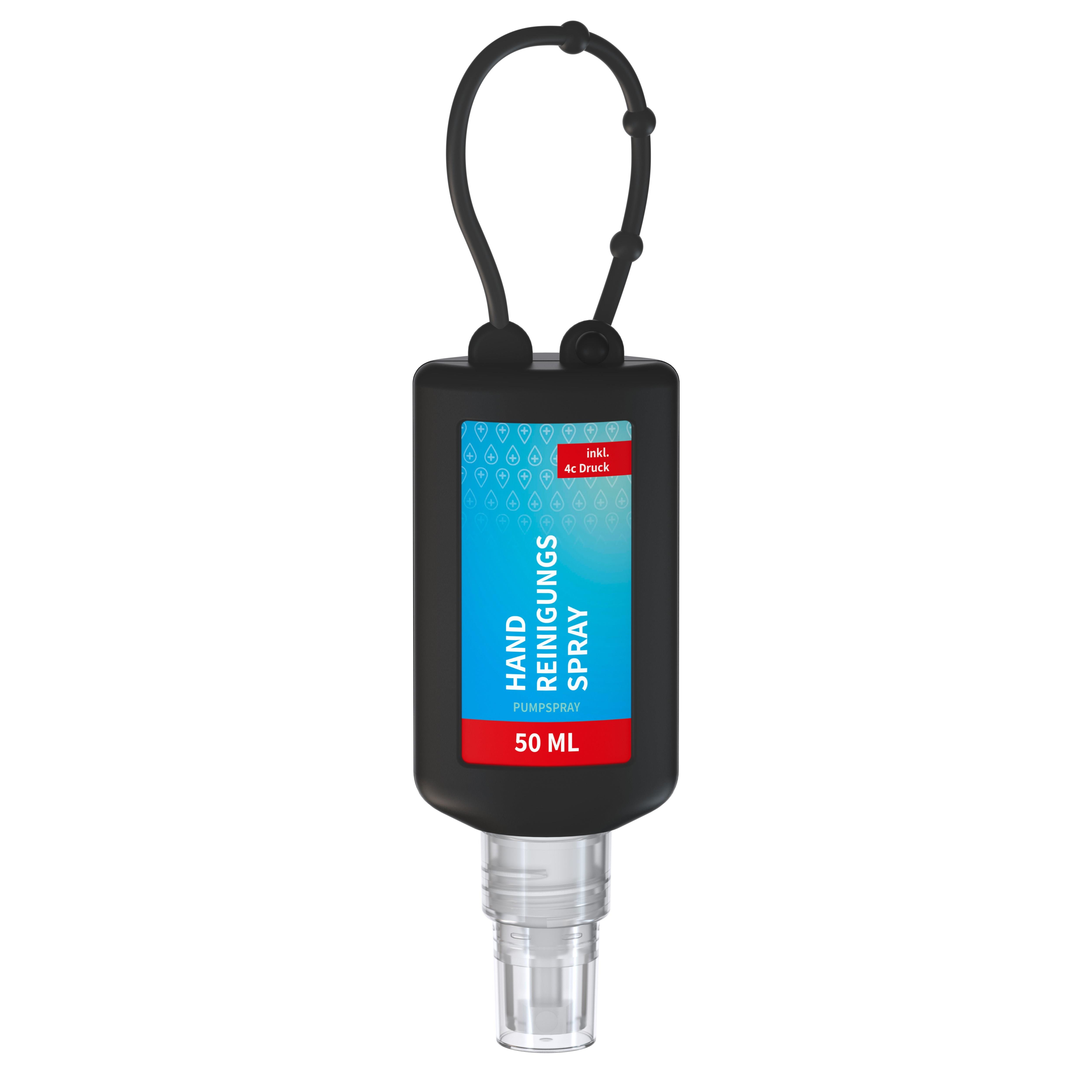 50 ml Bumper schwarz - Handreinigungsspray (alk.) - Body Label