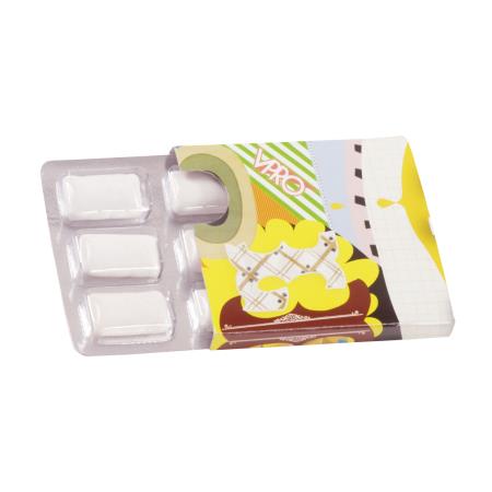 Kaugummi mit Xylitol 6 Stück in bedruckter Papphülle