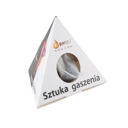 10 Pyramidenbeutel in Pyramidenschachtel bis 4-c-Druck