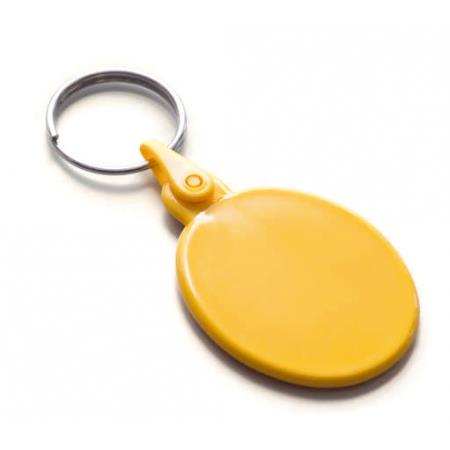 Kunststoff Schlüsselanhänger Oval SALE