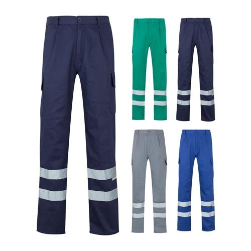 VL ASCLEPIUS. Hose mit mehreren Taschen aus Twill (200 g/m²), aus Baumwolle (35 %) und Polyester (65 %)