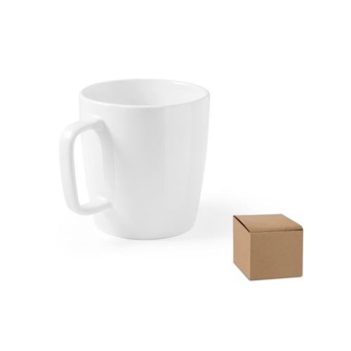 DHONI WHITE. Keramik-Becher 450 mL