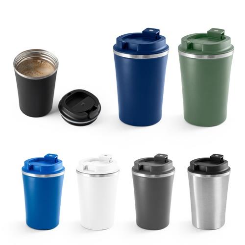 PHELPS. Reisebecher aus Edelstahl und PP 470 ml