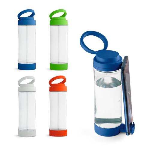 QUINTANA. Sportflasche aus Glas mit PP-Verschluss 390 ml