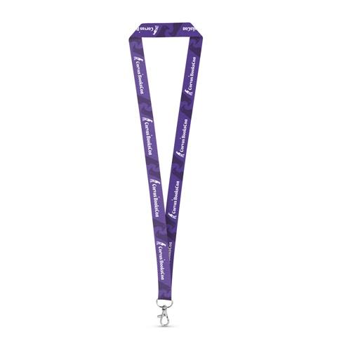 WINDSOR. SET Lanyard SUBLIMATION Long II (20 mm) aus recyceltem Polyester (100% rPET) mit 20 mm Schnappkarabiner