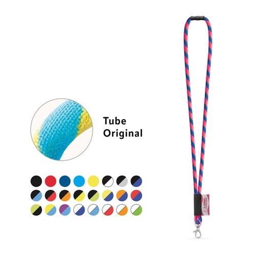 WISBECH. SET Lanyard TUBE Long (Ø 7 mm) mit 9 mm Schnappkarabiner und Ø 7 mm Sicherheitsverschluss