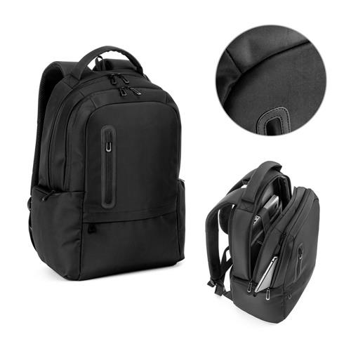 ´BOSTON SOLID. Laptop-Rucksack (17´´) aus 150D Nylon mit 2 gepolsterten Fächern´